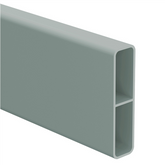 65mm x 16.5mm aluminium slat with centre web 6100mm slat